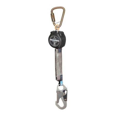 Falltech FallTech DuraTech 6' Mini SRD Single-Leg, Steel Carabiner & Steel Snap Hook 72706SB1